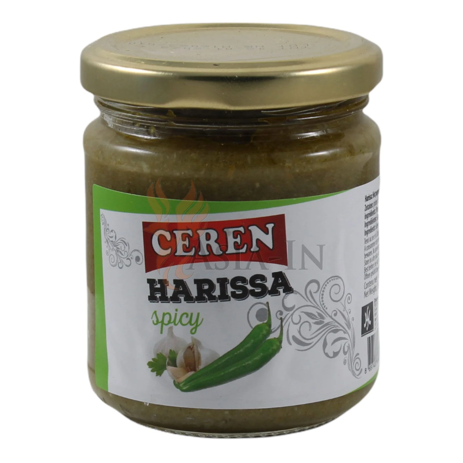 Ceren Harissa Chilisauce Grün 190g 3 Ceren Harissa Chilisauce Grün 190g