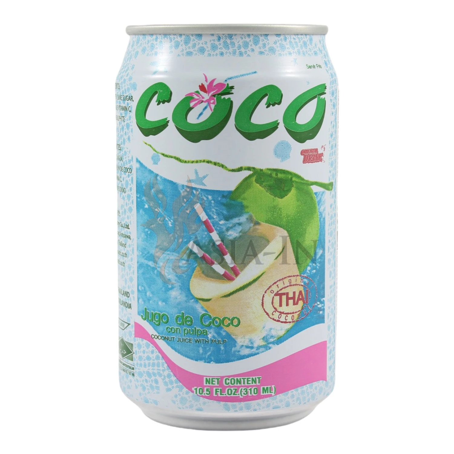 Coco Kokoswasser Zzgl. 25cent Pfand, Mit Fruchtfleisch, EINWEG 310ml 3 Coco Kokoswasser Zzgl. 25cent Pfand, Mit Fruchtfleisch, EINWEG 310ml
