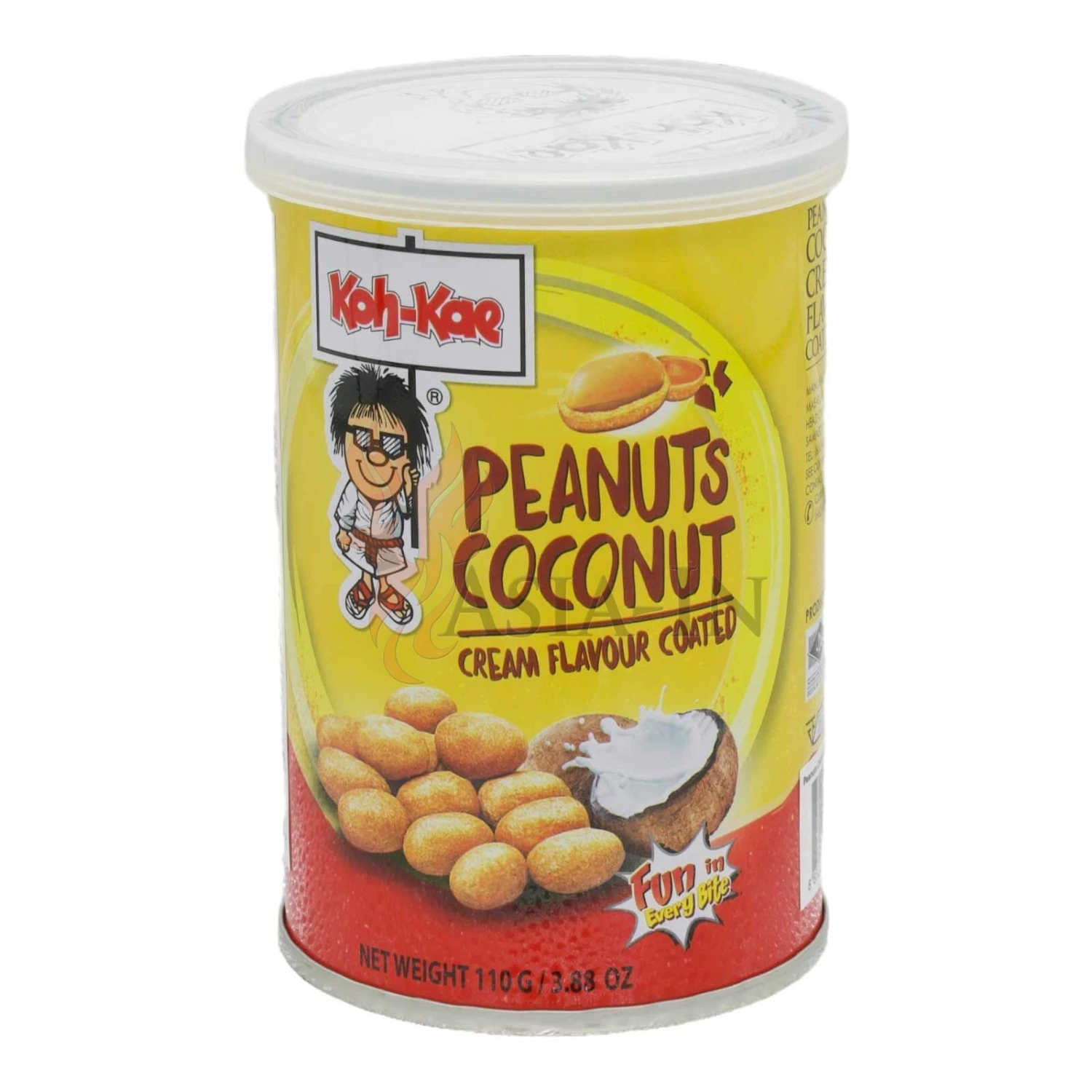 Erdnüsse Mit Kokos Geschmack überzogen, Koh-Kae 110g 3 Erdnüsse Mit Kokos Geschmack überzogen, Koh-Kae 110g