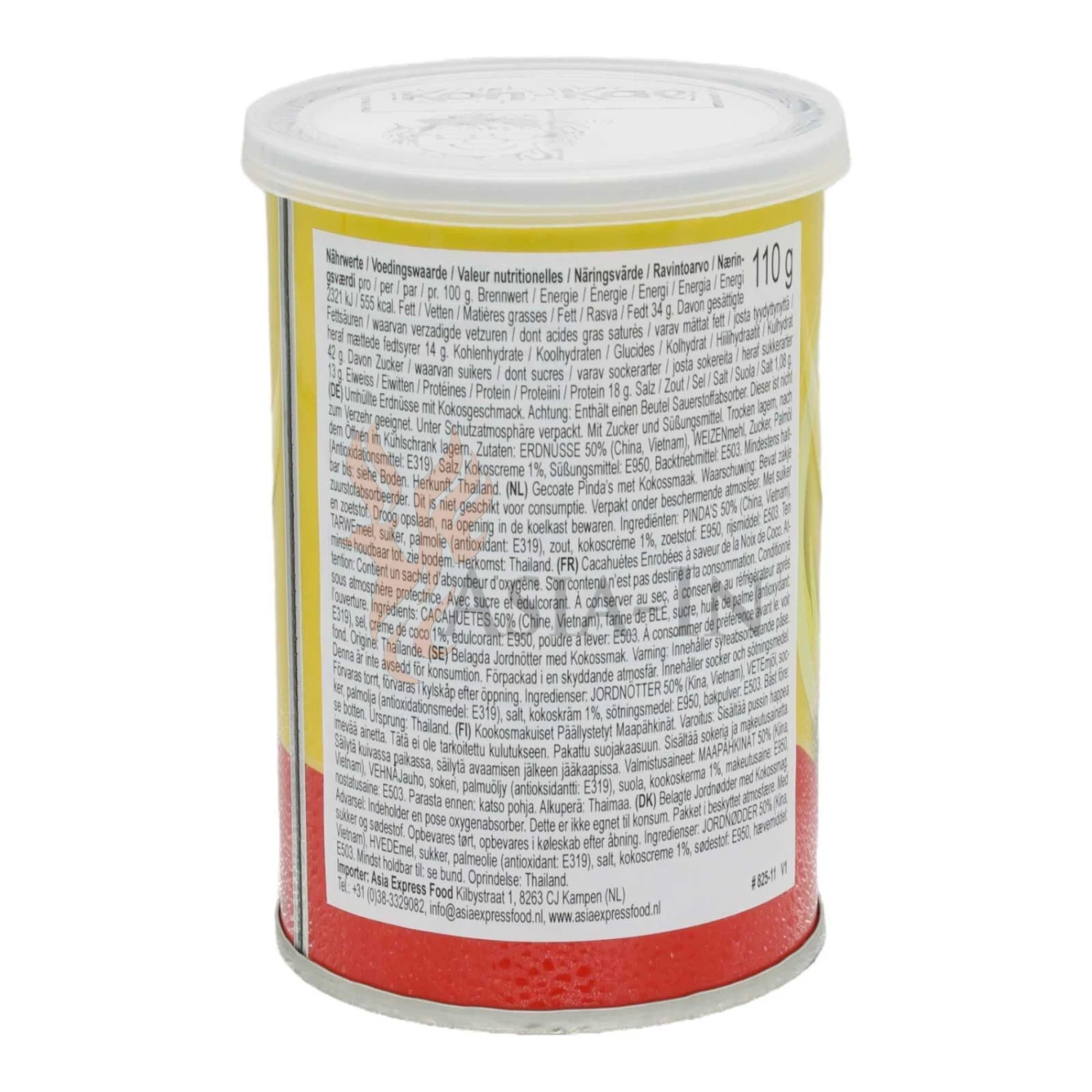 Erdnüsse Mit Kokos Geschmack überzogen, Koh-Kae 110g 4 Erdnüsse Mit Kokos Geschmack überzogen, Koh-Kae 110g – Bild 2