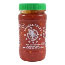 Flying Goose Sambal Oelek Extra Knoblauch 245g