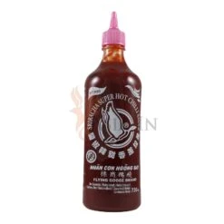 Flying Goose Sriracha Chilisauce Super Scharf, Ohne Glutamat 730ml
