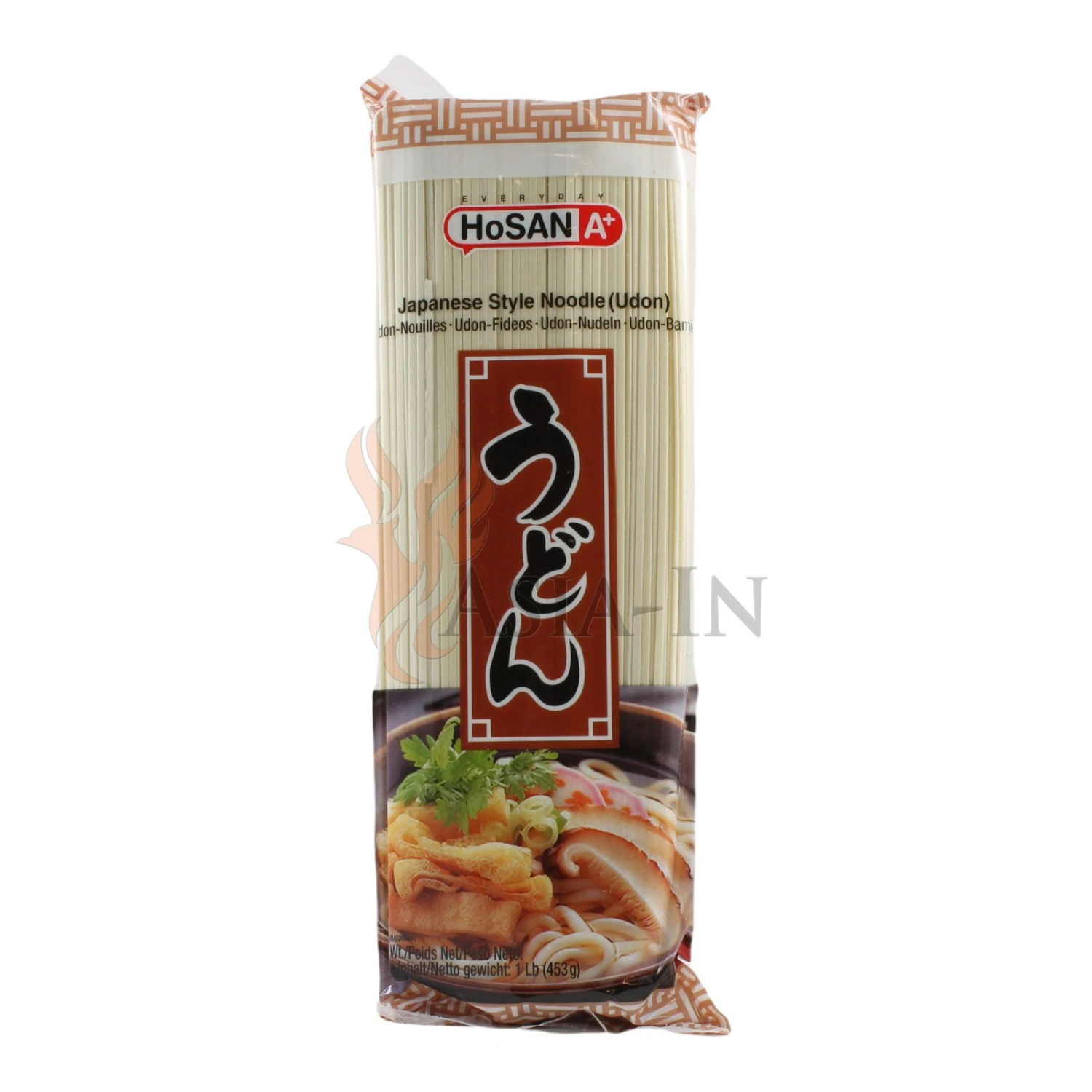 Hosan Udonnudeln Japanische Art 453g 4 Hosan Udonnudeln Japanische Art 453g – Bild 2
