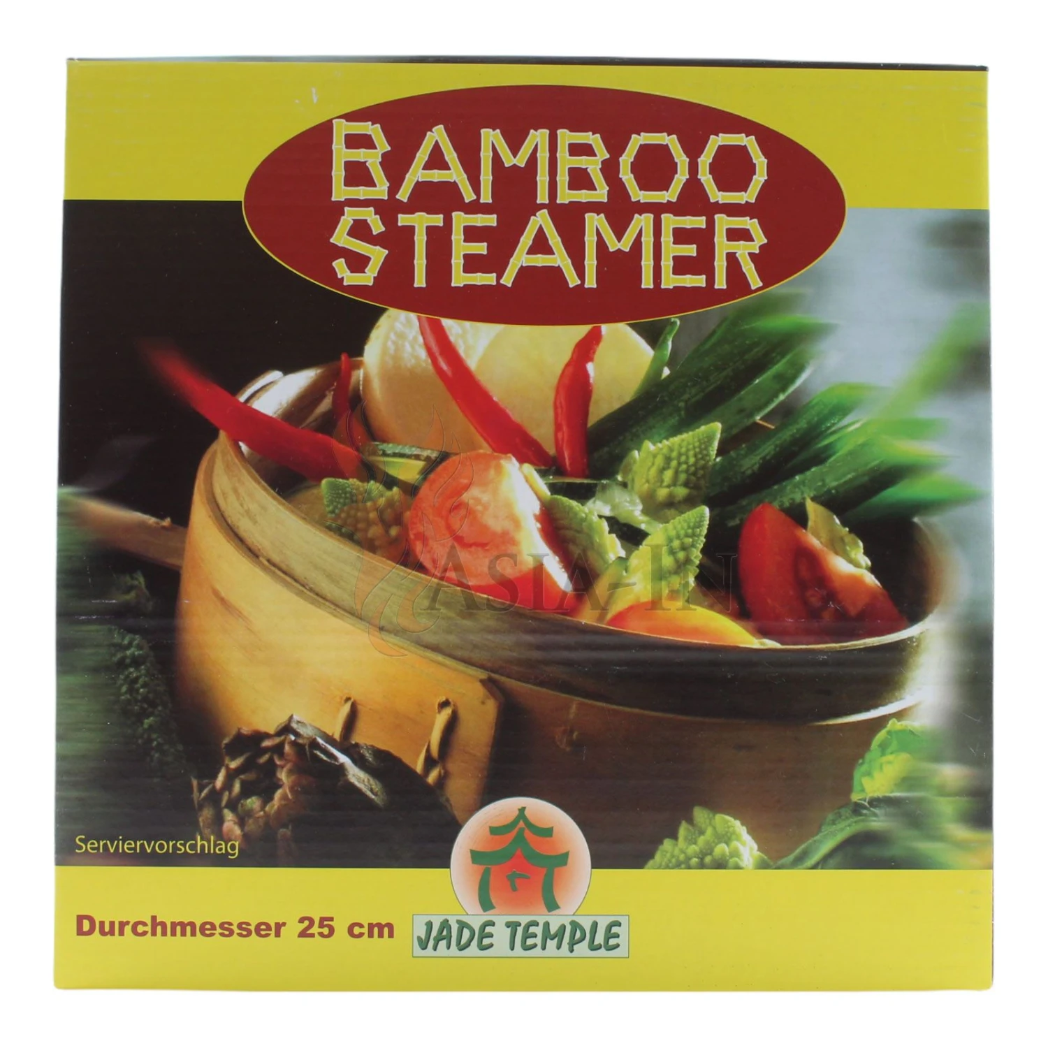 Jade Temple Bambusdämpfer 3-Teilig 25 Cm Bamboo Steamer Set 3 Jade Temple Bambusdämpfer 3-Teilig 25 Cm Bamboo Steamer Set