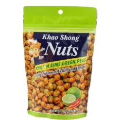 Khao Shong Grüne Erbsen Mit Chili Und Limetten 120g