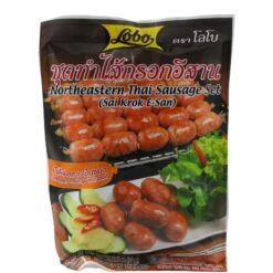 Lobo Sai Krok Isan Thailändische Wurst Set 75g -Lebensmittelgeschäft lobo sai krok isan thailaendische wurst set 75g