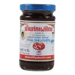 Mae Pranom Nam Prik Pau Chilipaste Mit Sojaöl 114g