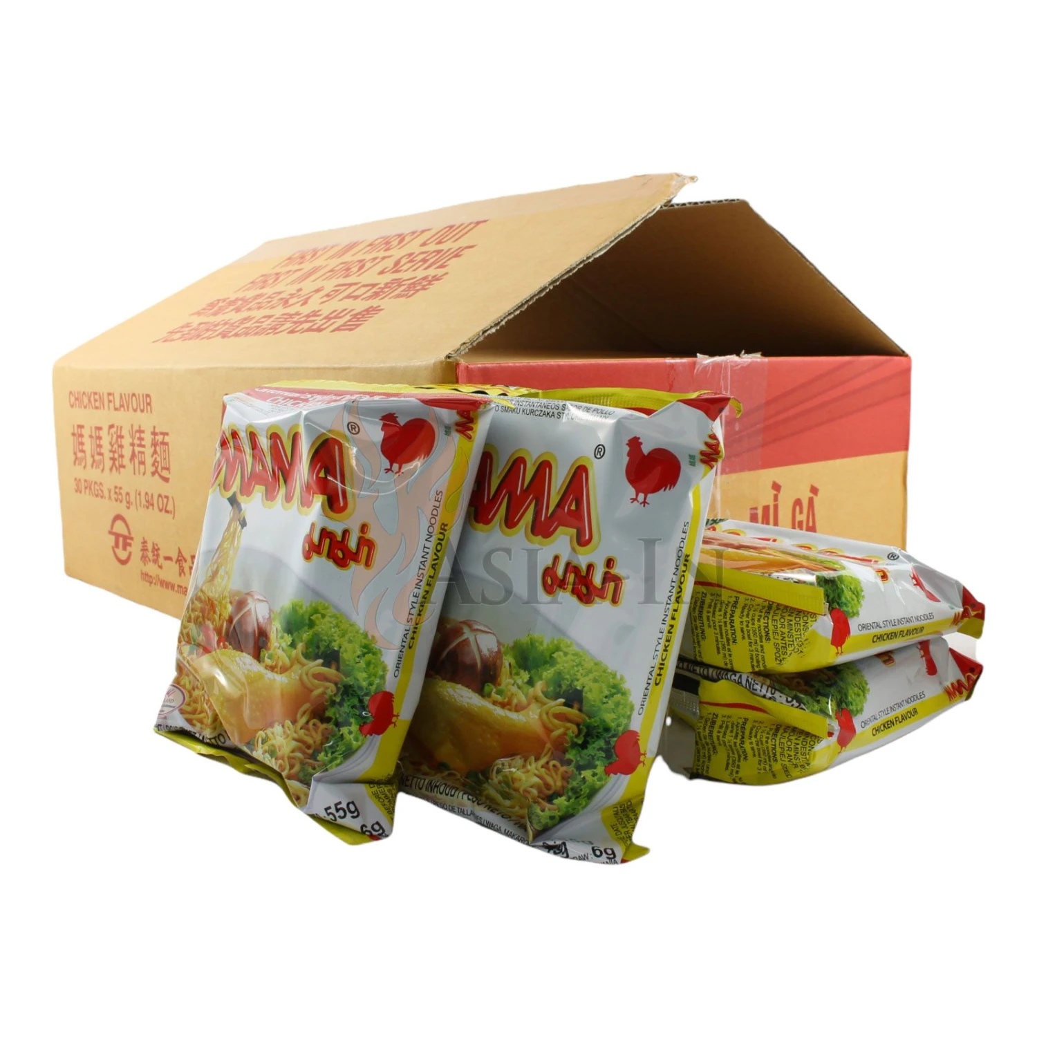MAMA Huhn Instant Nudeln 30x55g 1,65kg 3 MAMA Huhn Instant Nudeln 30x55g 1,65kg