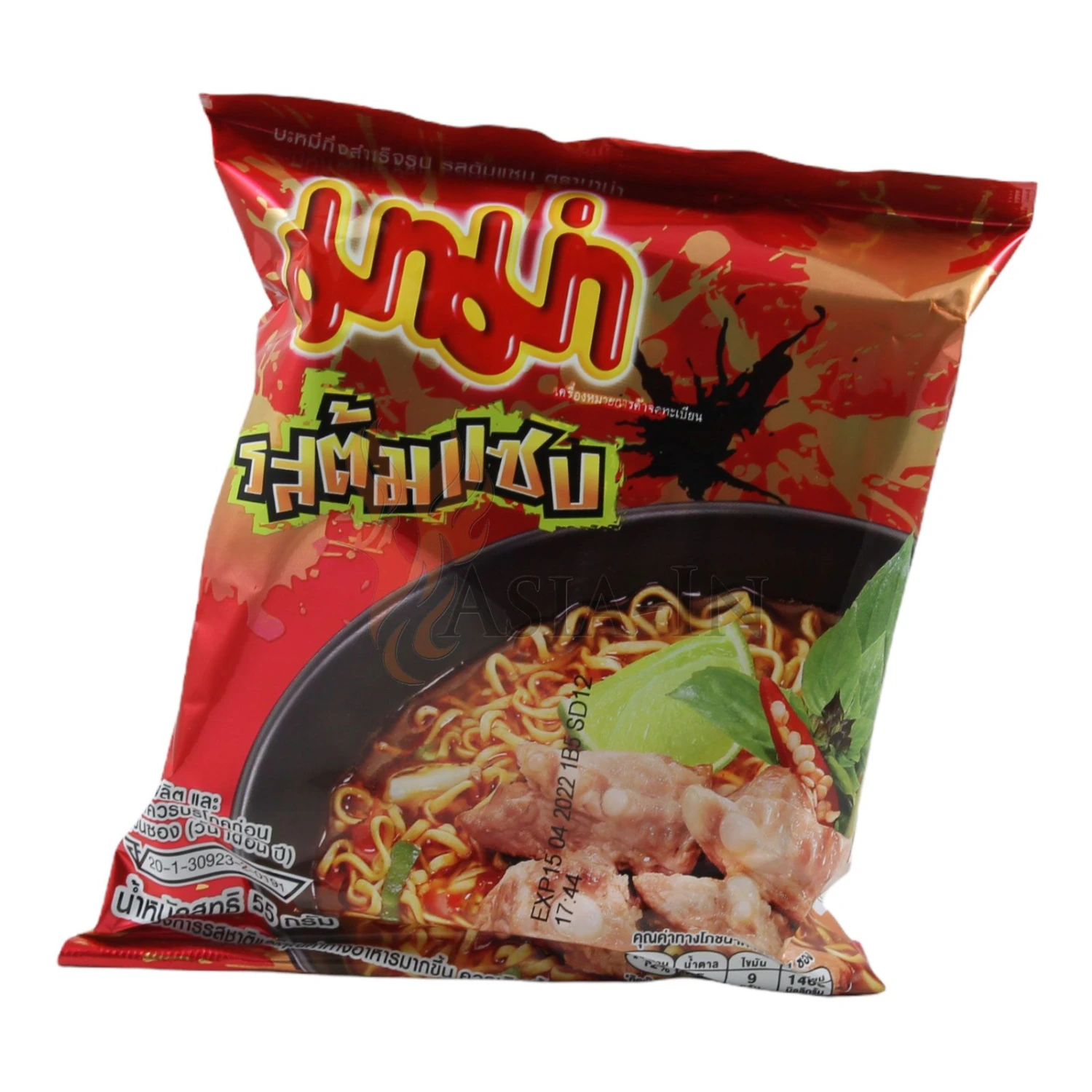 MAMA Tom Saab (Schwein) Instant Nudeln 30x55g 1,65kg 3 MAMA Tom Saab (Schwein) Instant Nudeln 30x55g 1,65kg