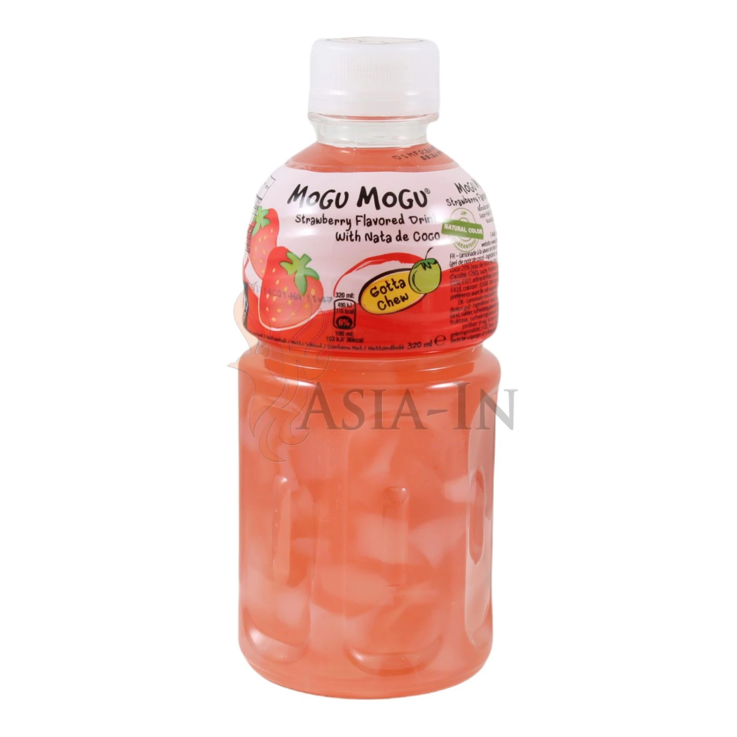 Mogu Mogu Erdbeere Getränk Zzgl. 25cent Pfand, EINWEG 320ml 5 Mogu Mogu Erdbeere Getränk Zzgl. 25cent Pfand, EINWEG 320ml – Bild 3