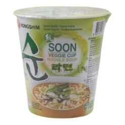 NongShim Gemüse, SOON Instant Nudeln Im Becher 65g