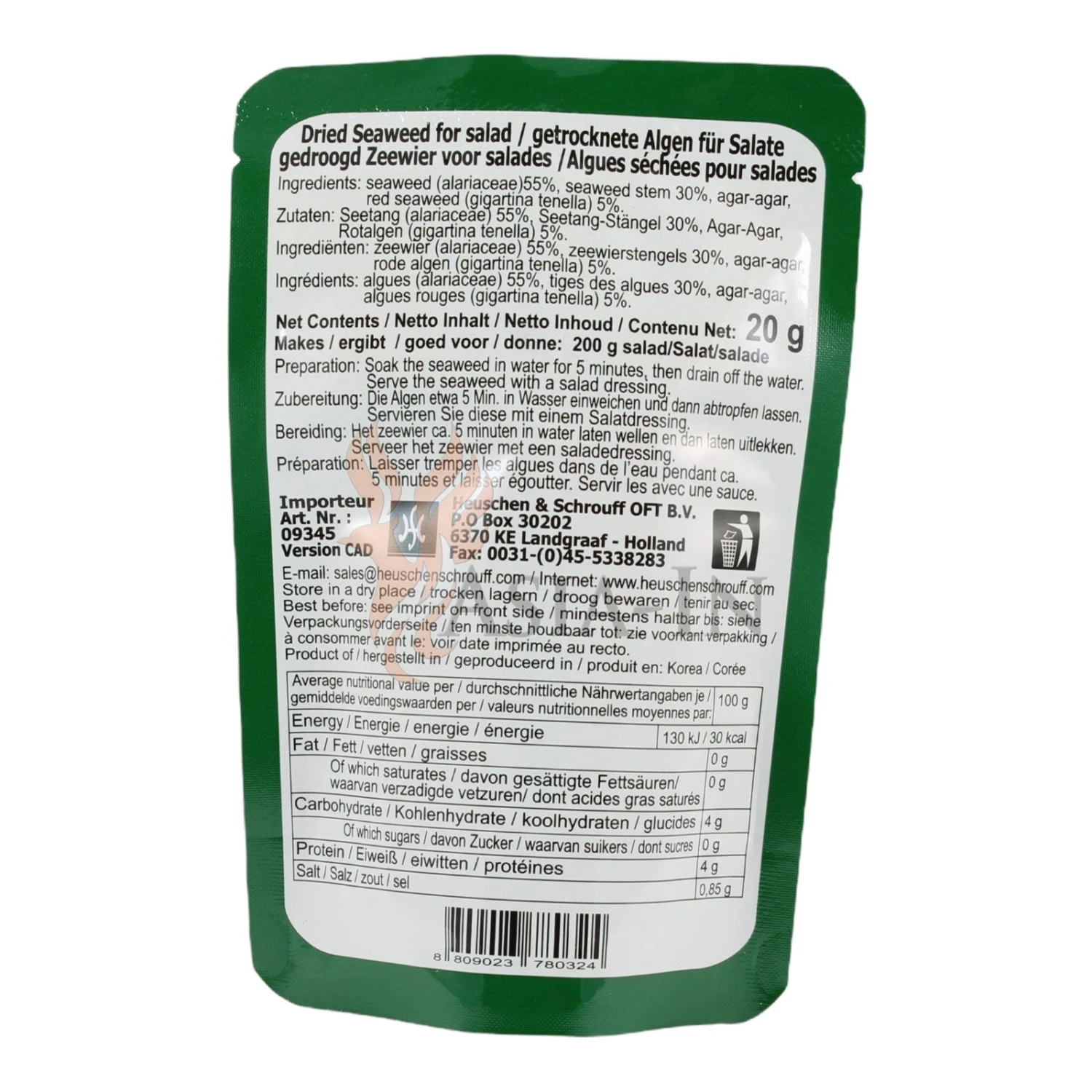 Oriental F&B Seetangsalat 20g 3 Oriental F&B Seetangsalat 20g