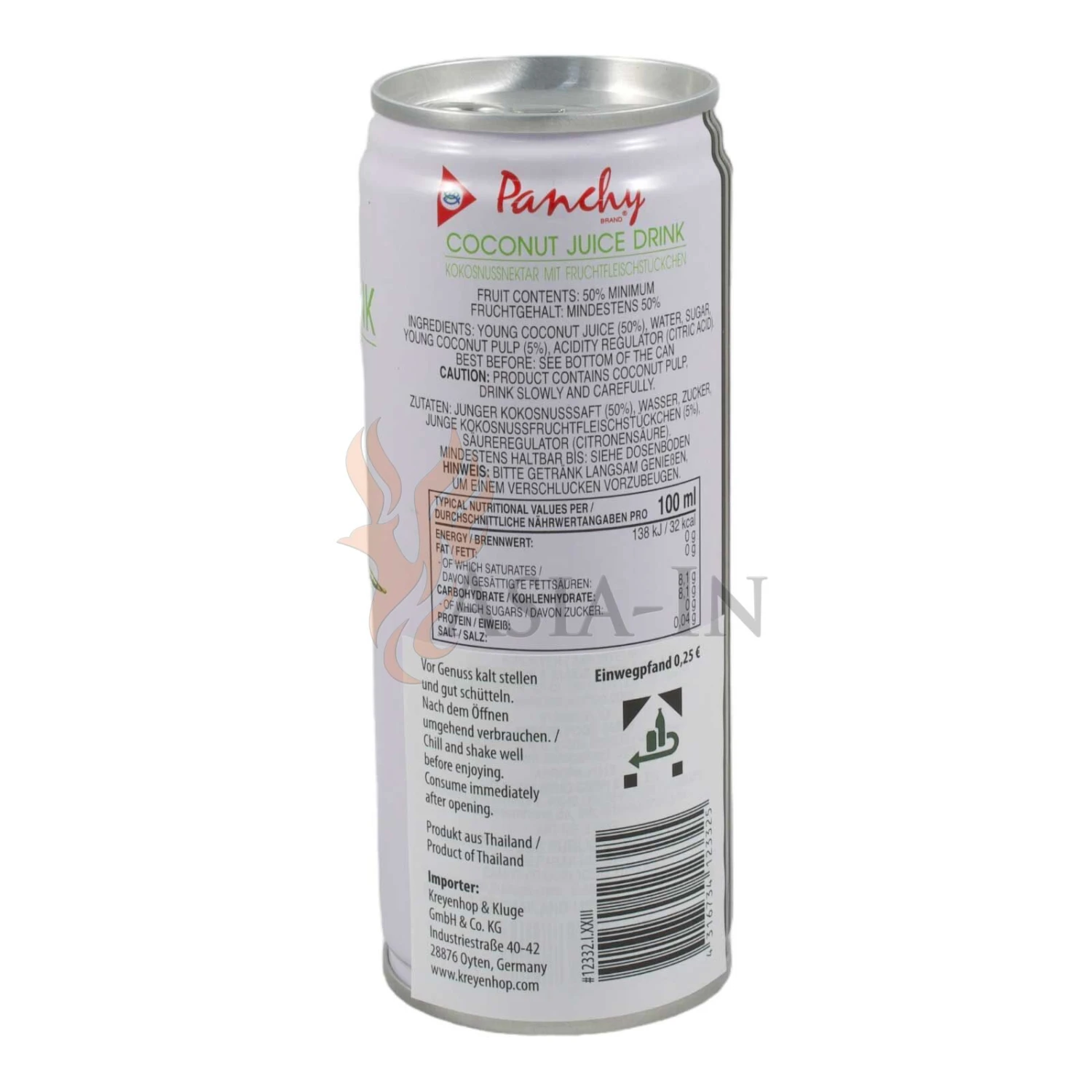 Panchy Kokoswasser 250ml 4 Panchy Kokoswasser 250ml – Bild 2