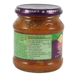 Patak's Sweet Mango Chutney 340g -Lebensmittelgeschäft pataks sweet mango chutney 340g2