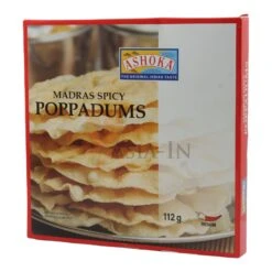 Poppadamus, Gewürzt, Ashoka 112g