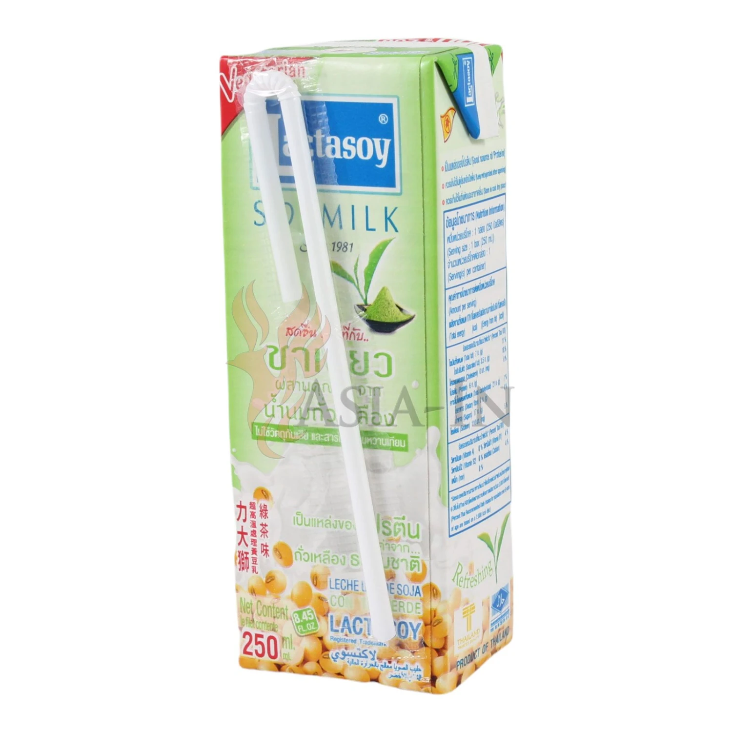 Soja Drink, Grüner Tee, Lactasoy, 250ml 4 Soja Drink, Grüner Tee, Lactasoy, 250ml – Bild 2