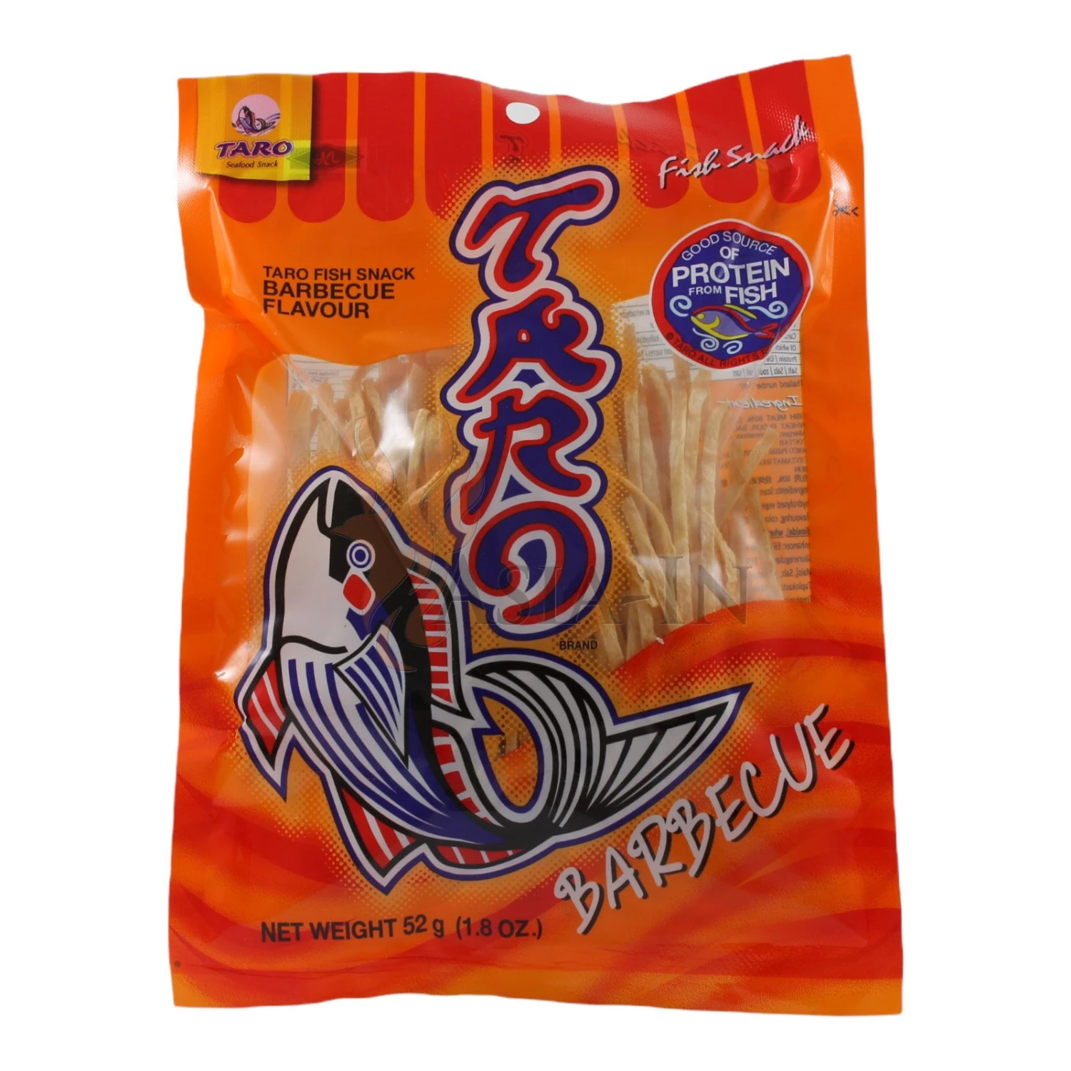Taro BBQ Fisch Snack 52g 3 Taro BBQ Fisch Snack 52g