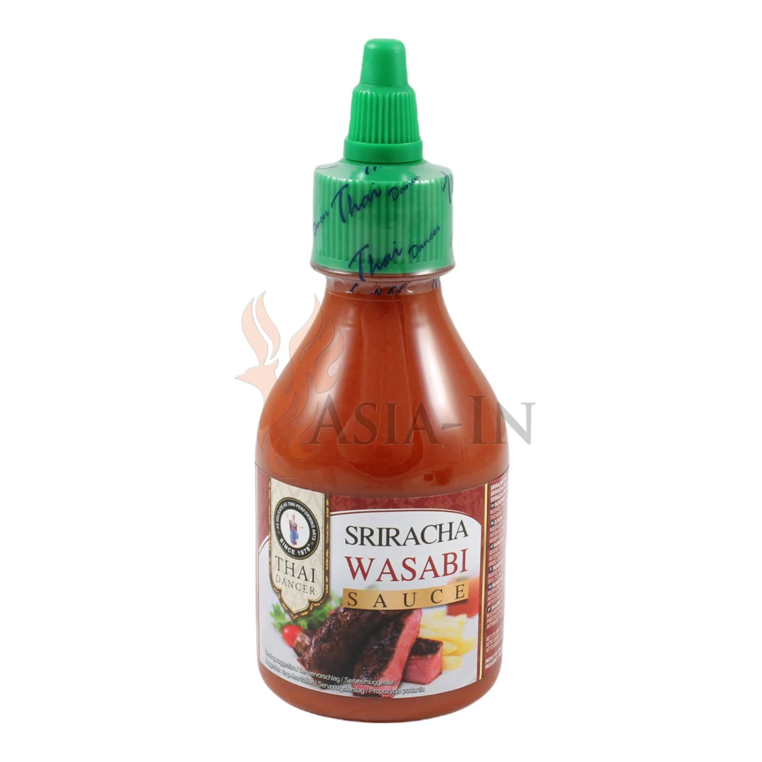 Thai Dancer Sriracha Chilisauce Mit Wasabi 200ml 4 Thai Dancer Sriracha Chilisauce Mit Wasabi 200ml – Bild 2
