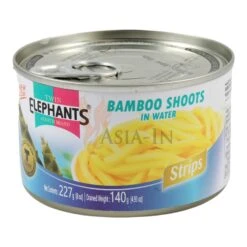 Twin Elephants Bambussprossen In Streifen 140g