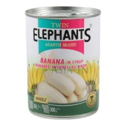 Twin Elephants Bananen In Sirup 300g -Lebensmittelgeschäft twin elephants bananen in sirup 300g