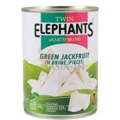 Twin Elephants Jackfrucht Grün, Jung 324g