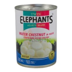 Twin Elephants Wasserkastanien In Wasser 250g