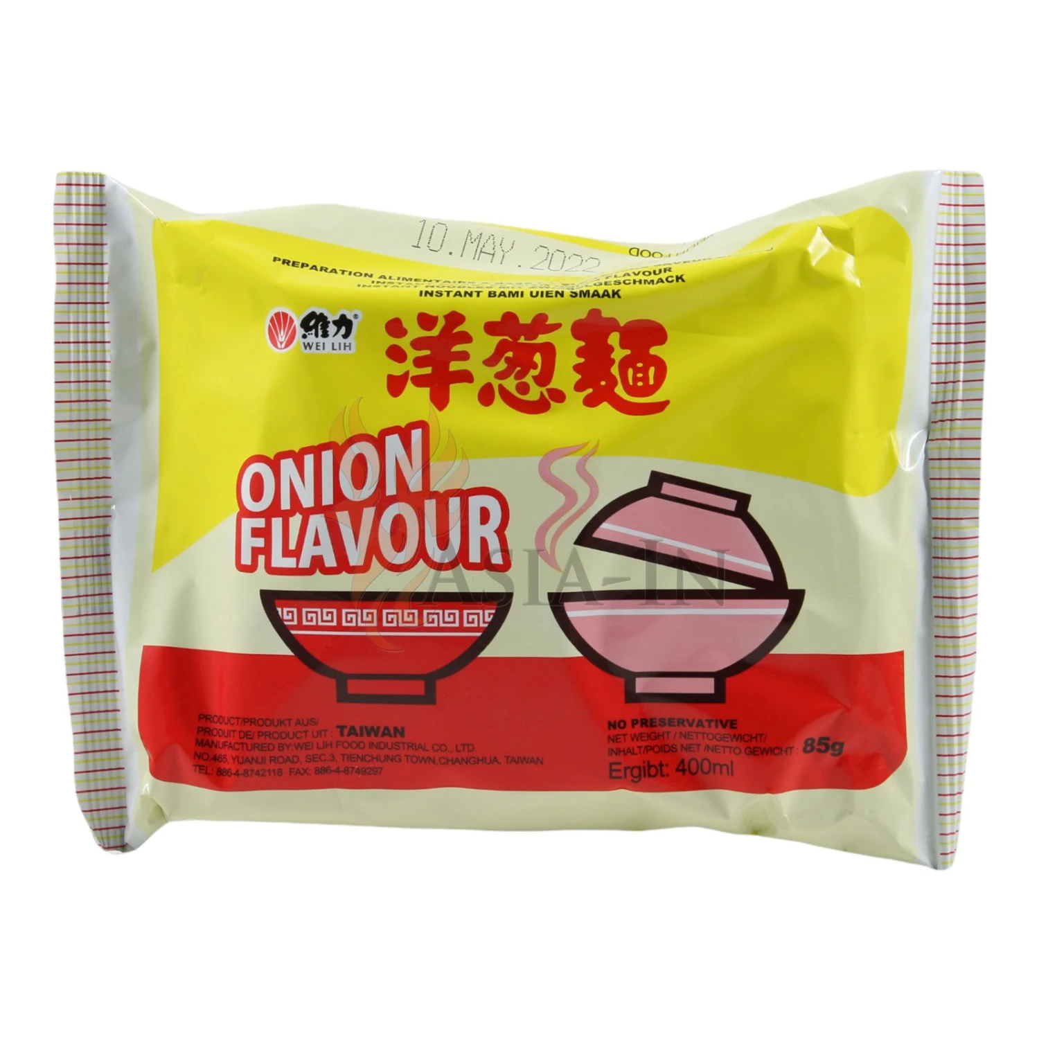 Wei Lih Zwiebel Instant Nudeln 30x85g 2,55kg 3 Wei Lih Zwiebel Instant Nudeln 30x85g 2,55kg