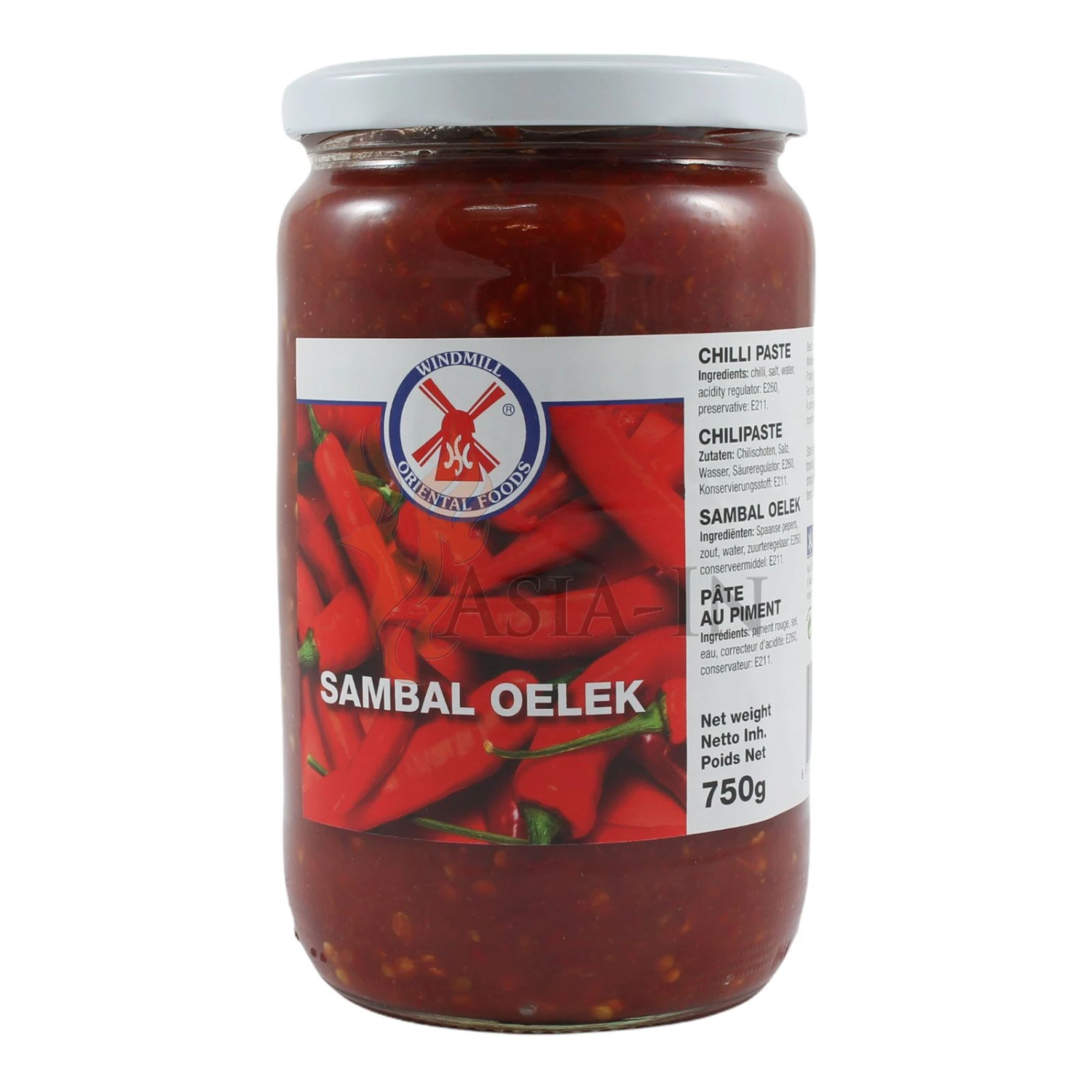 Wind Mill Sambal Oelek 750g 3 Wind Mill Sambal Oelek 750g